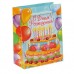 Пакет ламинат вертикальный "Торт на День Рождения" 11см х 14см