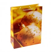 Пакет подарочный "Золотые украшения" 11см х 14см