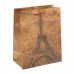 Пакет крафт "Символ Парижа" 18см х 23см
