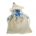 Подарочная сумочка "Мишутка" с бантиком, цвет голубой 10см × 18см