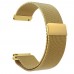Стальной сетчатый браслет с магнитной застежкой для Xiaomi Amazfit Bip (золотой)