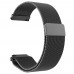 Стальной сетчатый браслет с магнитной застежкой для Xiaomi Amazfit Bip (черный)