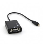 Адаптер (переходник) micro HDMI - VGA с Audio выходом Адаптер (переходник) micro HDMI - VGA с Audio выходом