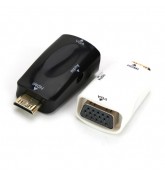 Адаптер (переходник) mini HDMI (M) - VGA + audio выход Адаптер (переходник) mini HDMI (M) - VGA + audio выход