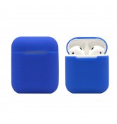 Силиконовый чехол для наушников Apple AirPods (Синий)