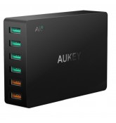 Сетевой адаптер Aukey PA-T11 на 6 USB Fast Charge Qualcomm QC 3.0