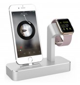 Подставка - док станция для Apple iPhone, Apple Watch из алюминия