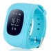 Детские часы с GPS трекером Smart Baby Watch Q50 (Blue)