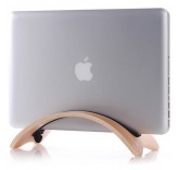Вертикальная подставка из дерева для ноутбука MacBook Air или аналога толщиной до 17.4 мм