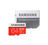 Карта памяти Samsung microSDXC Class 10 EVO Plus V2 64GB + SD адаптер