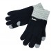Сенсорные перчатки Cheng утепленные (Черные)