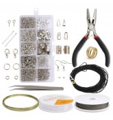 Набор для создания и ремонта сережек, кулонов TDC "Earrings Diy", цвет серебро