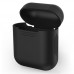 Силиконовый чехол для наушников Apple AirPods (Черный)