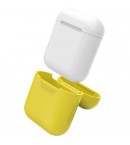 Силиконовый чехол для наушников Apple AirPods (Желтый)