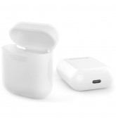 Силиконовый чехол для наушников Apple AirPods (Прозрачный)