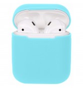 Силиконовый чехол для наушников Apple AirPods (Ментоловый)
