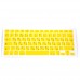 Силиконовая накладка на клавиатуру желтая для MacBook 12"/13"/15"/17"