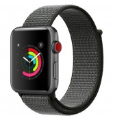Нейлоновый ремешок Sport Loop Dark Olive для часов Apple Watch 38mm