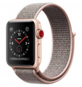 Нейлоновый ремешок Sport Loop Pink для часов Apple Watch 38mm