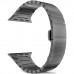 Блочный браслет Link Bracelet Black скрытая застежка для часов Apple Watch 38mm