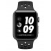 Часы Apple Watch Series 3 38mm Aluminum Case with Nike Sport Band (Black) MQKY2