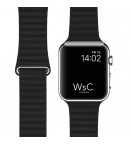 Кожаный ремешок Leather Loop Charcoal Gray для часов Apple Watch 42mm