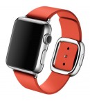 Кожаный ремешок Leather Modern Buckle Red для часов Apple Watch 42mm