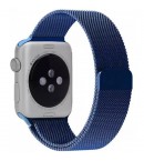Ремешок Миланский сетчатый браслет Milanese Loop Blue для часов Apple Watch 38mm