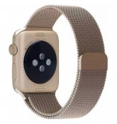 Ремешок Миланский сетчатый браслет Milanese Loop Vintage Gold для часов Apple Watch 38mm
