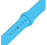Силиконовый ремешок для часов Apple Watch 38mm (Blue)