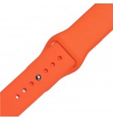 Силиконовый ремешок для часов Apple Watch 38mm (Orange)
