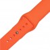 Силиконовый ремешок для часов Apple Watch 38mm (Orange)