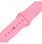 Силиконовый ремешок для часов Apple Watch 38mm (Pink)
