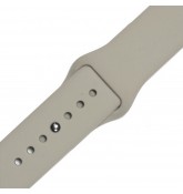 Силиконовый ремешок для часов Apple Watch 42mm (Light Grey)