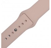 Силиконовый ремешок для часов Apple Watch 38mm (Pink sand)