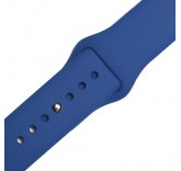 Силиконовый ремешок для часов Apple Watch 42mm (Sea Blue)