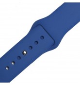 Силиконовый ремешок для часов Apple Watch 42mm (Sea Blue)