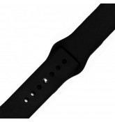 Силиконовый ремешок для часов Apple Watch 38mm (Black)