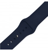 Силиконовый ремешок для часов Apple Watch 42mm (Midnight blue)