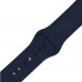 Силиконовый ремешок для часов Apple Watch 38mm (Midnight blue)