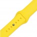 Силиконовый ремешок для часов Apple Watch 42mm (Yellow)