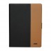 Чехол кожаный Rich Boss, премиум класса для iPad mini 1/2/3 (черный с бежевой вставкой)