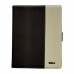Чехол кожаный Rich Boss, премиум класса для iPad mini 1/1/3 (черный с белой вставкой)