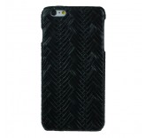 Чехол бампер для iPhone 6 плетение (черный)