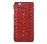 Чехол бампер для iPhone 6 плетение (красный)