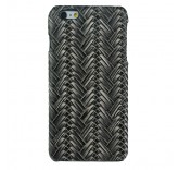 Чехол бампер для iPhone 6 плетение (светло-серый)