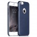 Чехол бампер для iPhone 6 полиуретан (темно-синий)
