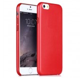 Чехол бампер для iPhone 6 полиуретан (красный)