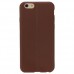 Ультратонкий чехол для iPhone 6 из эко-кожи (коричневый)