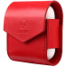 Кожаный чехол для Apple AirPods (Красный)